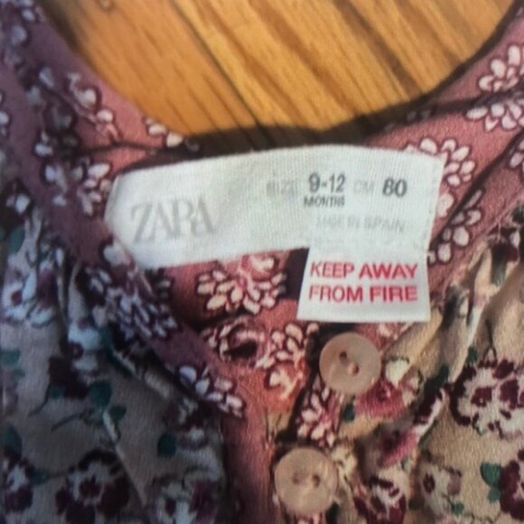 Floral Kids Casual Dress - Pink - Picture 2 of 3